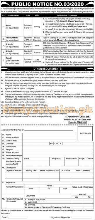 PAEC Pakistan Atomic Energy Commission New Jobs March 2021