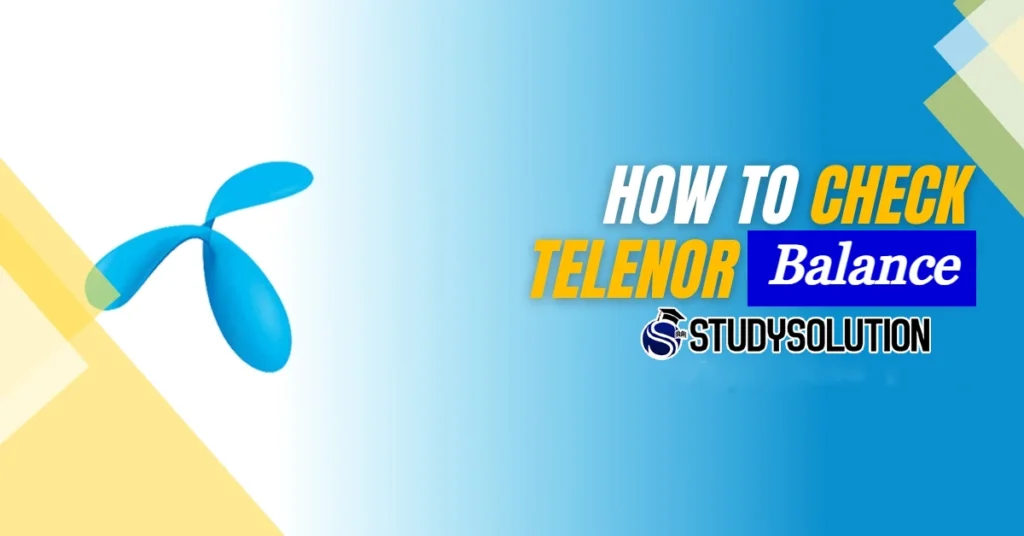 Telenor Balance Check