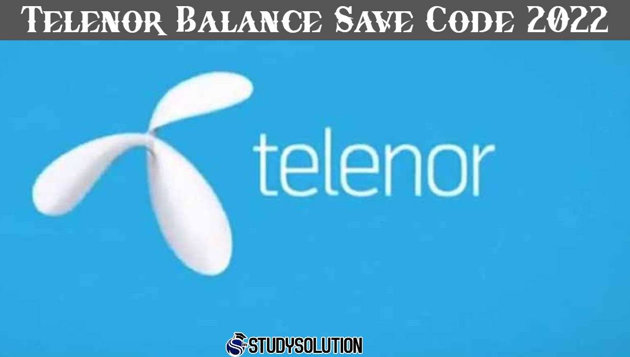 Telenor Balance Save Code 2022