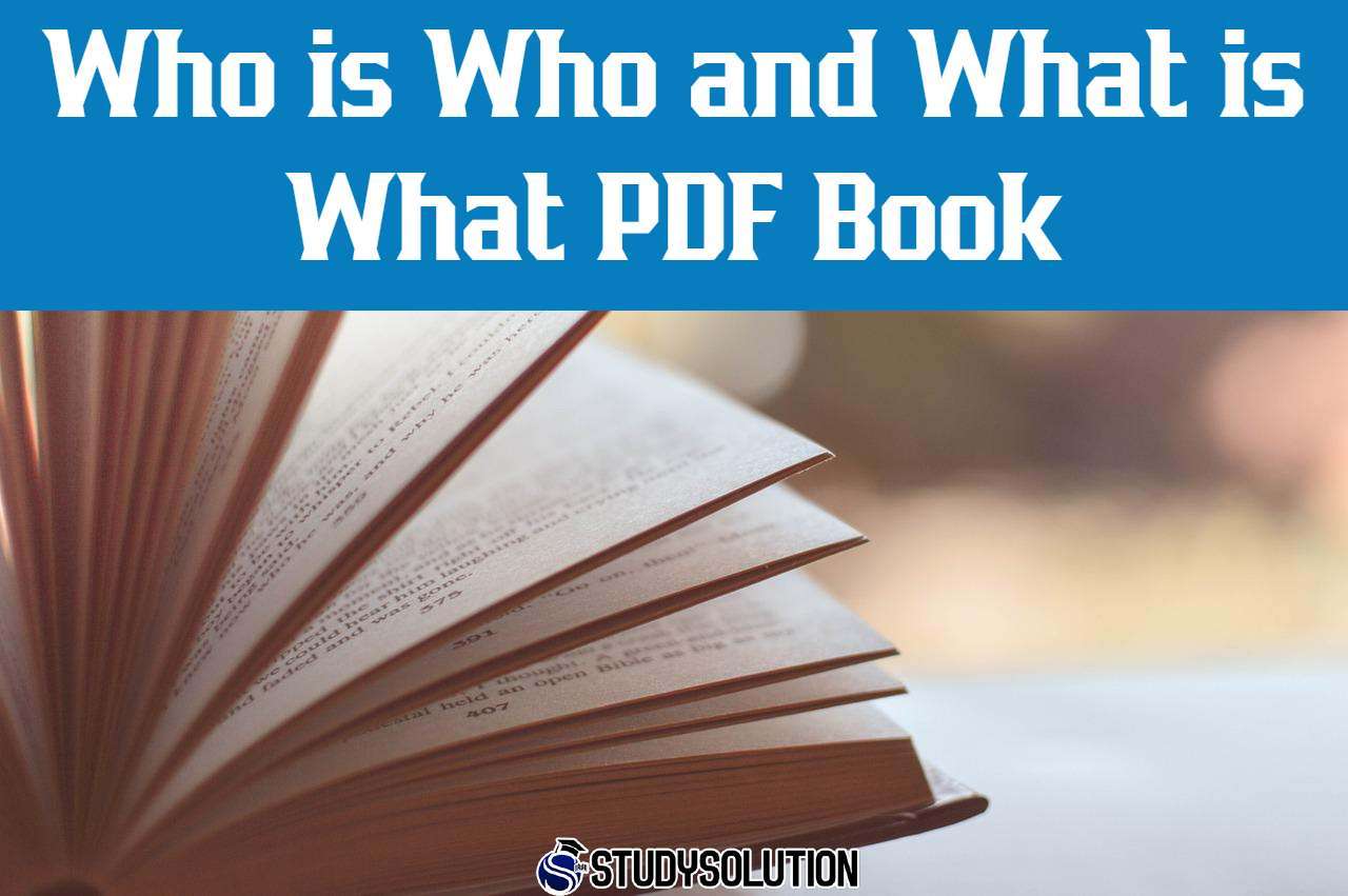 Who is Who and What is What PDF Book