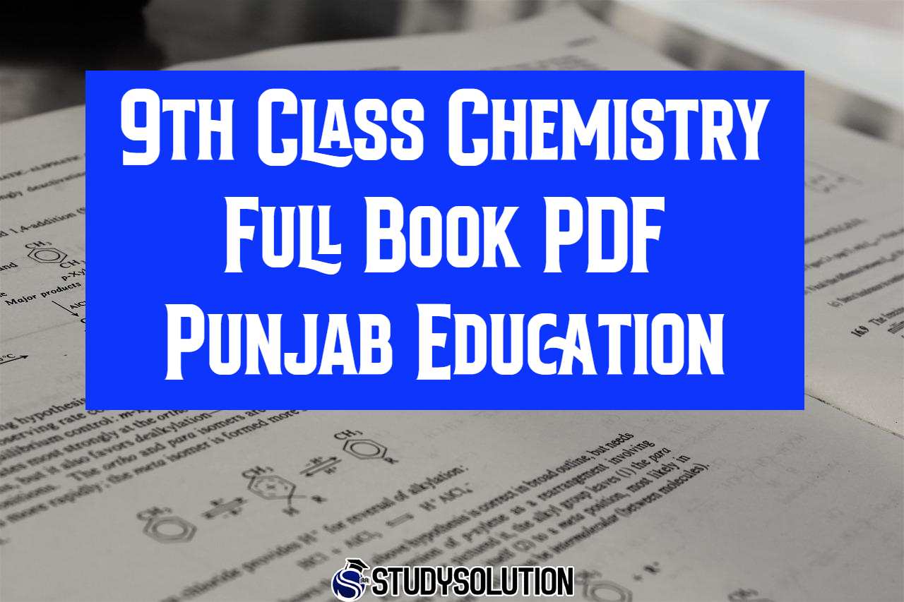 9th Class Chemistry Full Book PDF Punjab Education