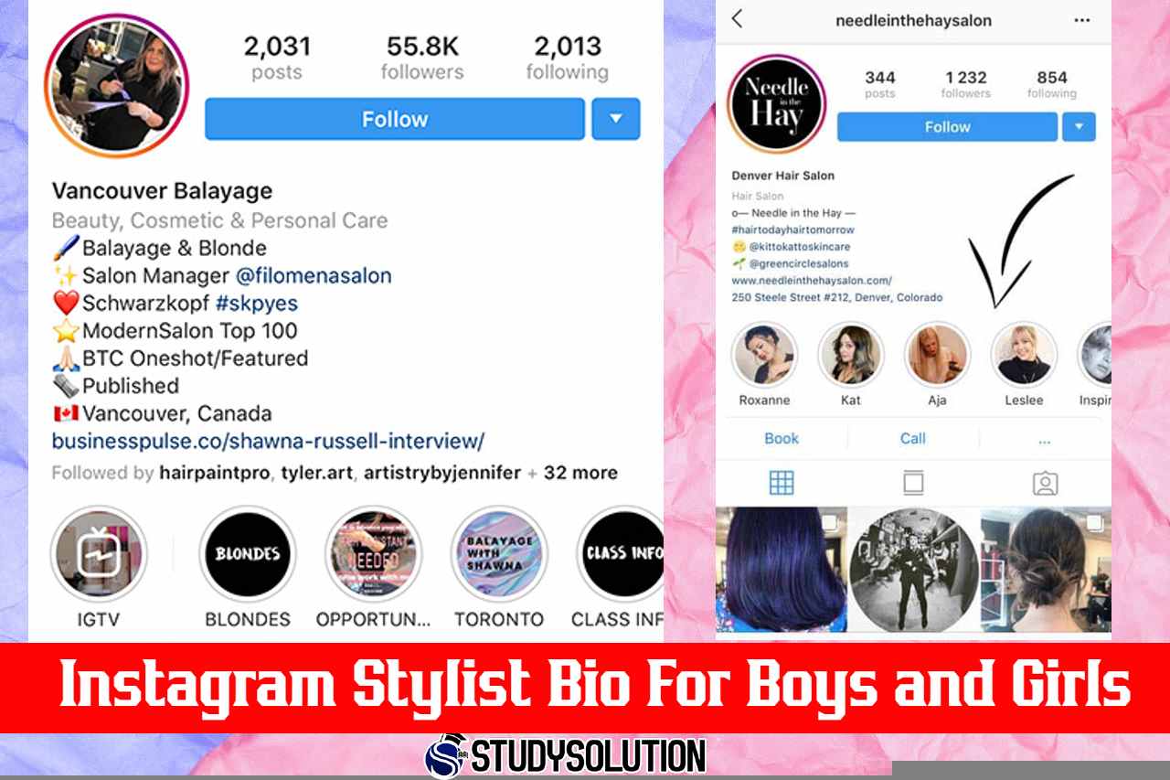 Instagram Stylist Bio For Boys and Girls