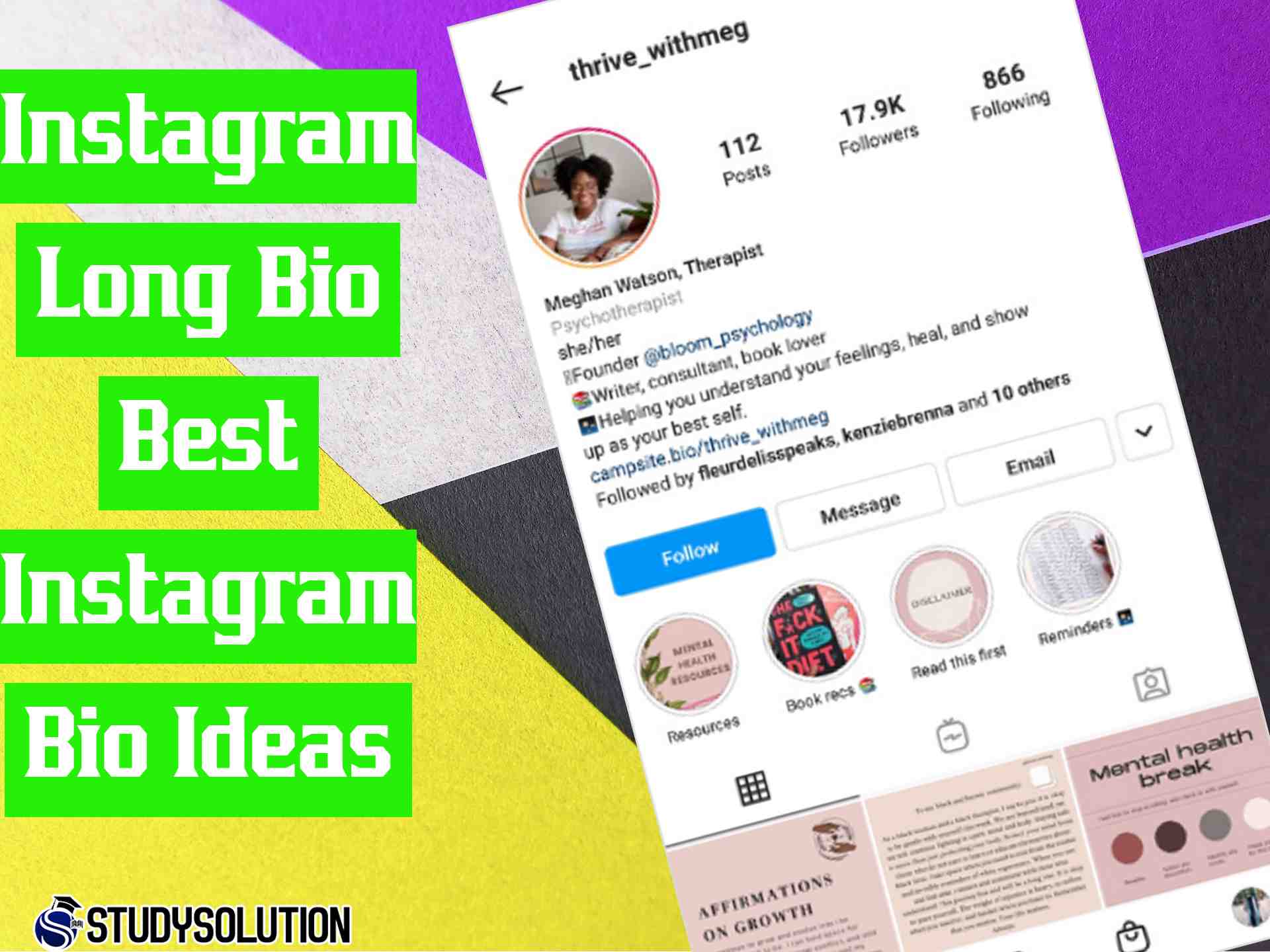 Instagram Long Bio Best Instagram Bio Ideas