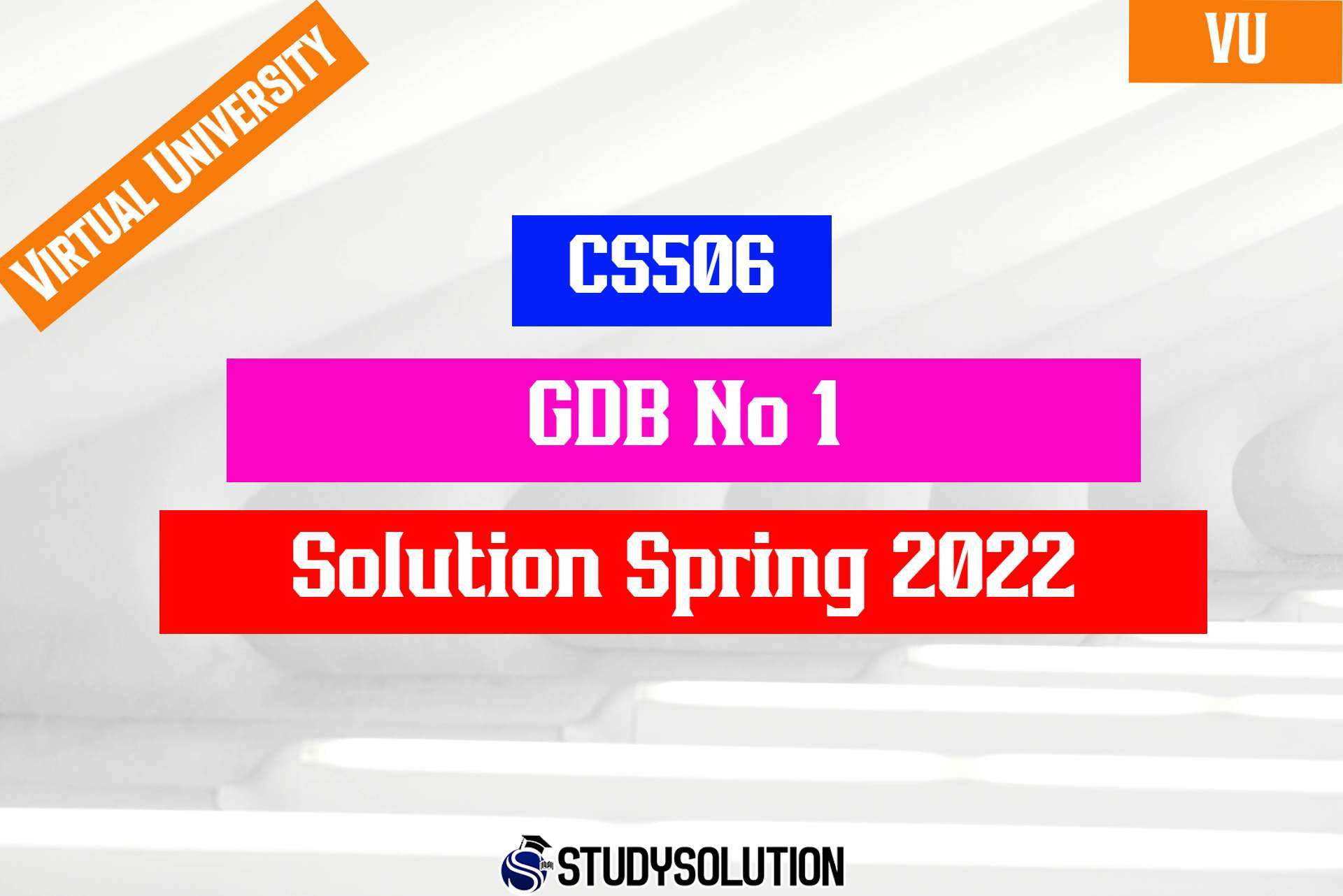 CS506 GDB No1 Solution Spring 2022