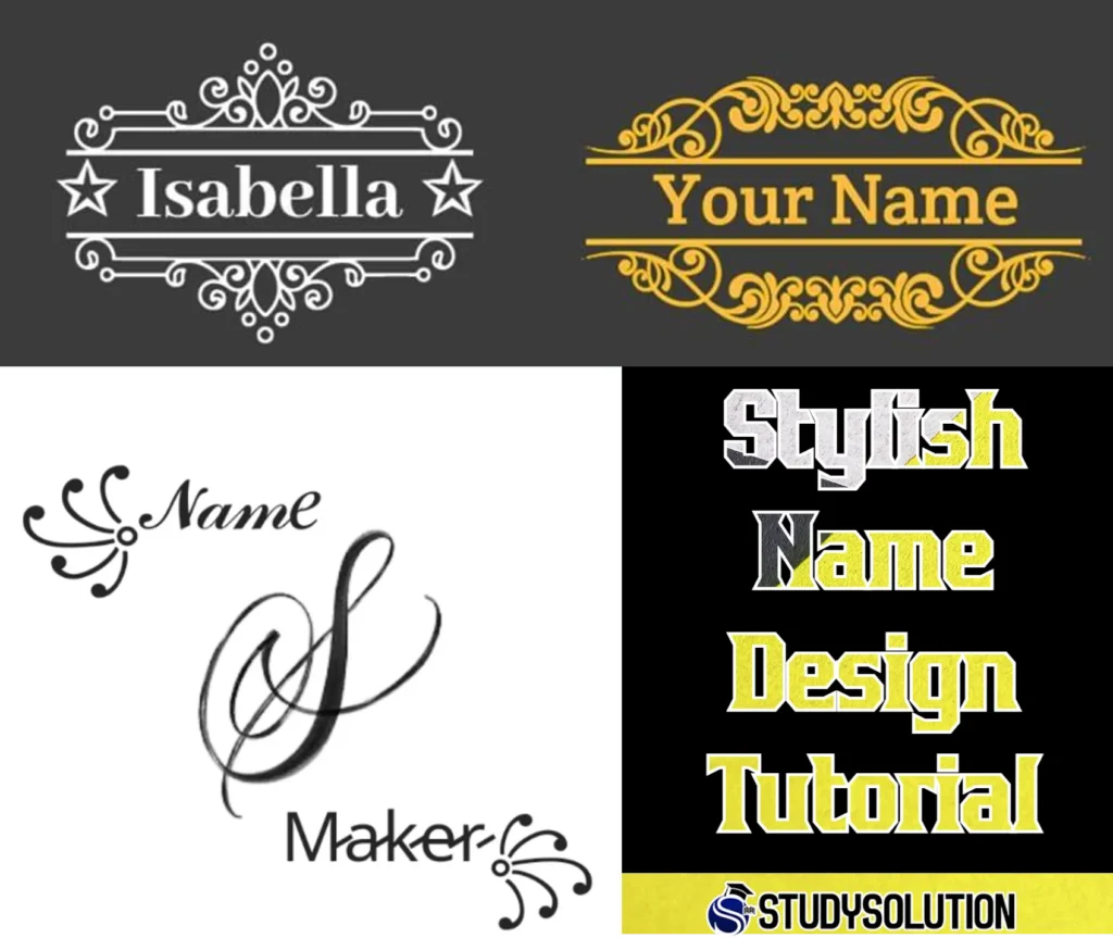 Stylish Name Design Tutorial