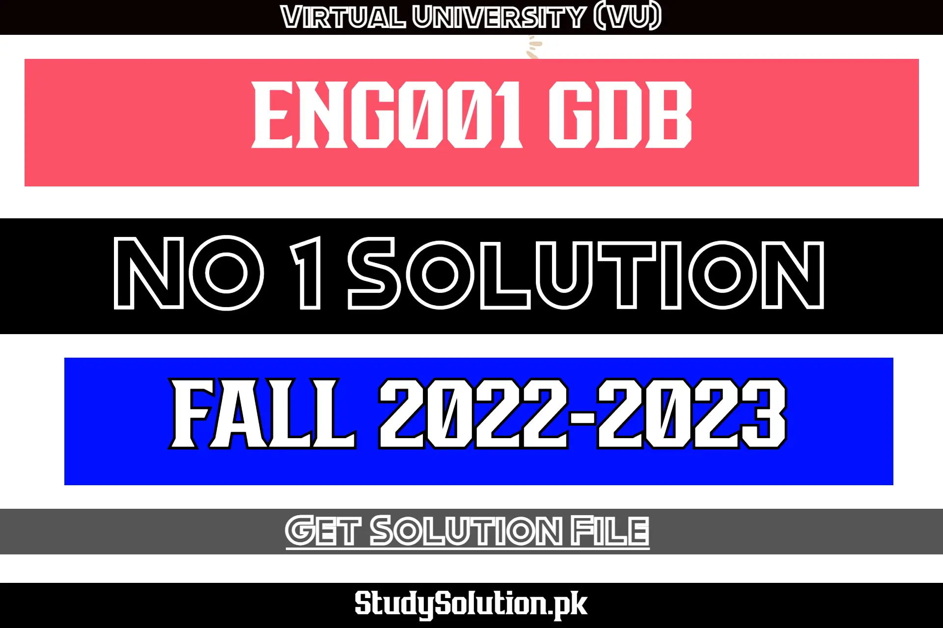 ENG001 GDB No 1 Solution Fall 2022