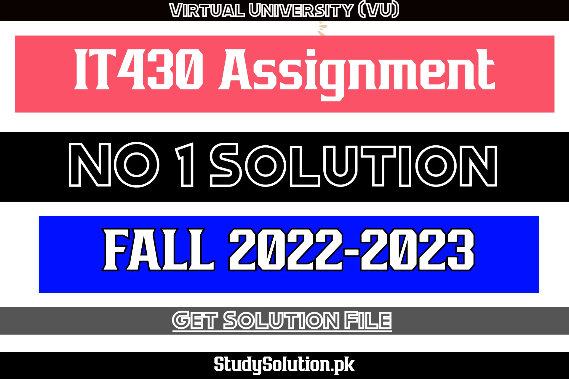 IT430 Assignment No 1 Solution Fall 2022