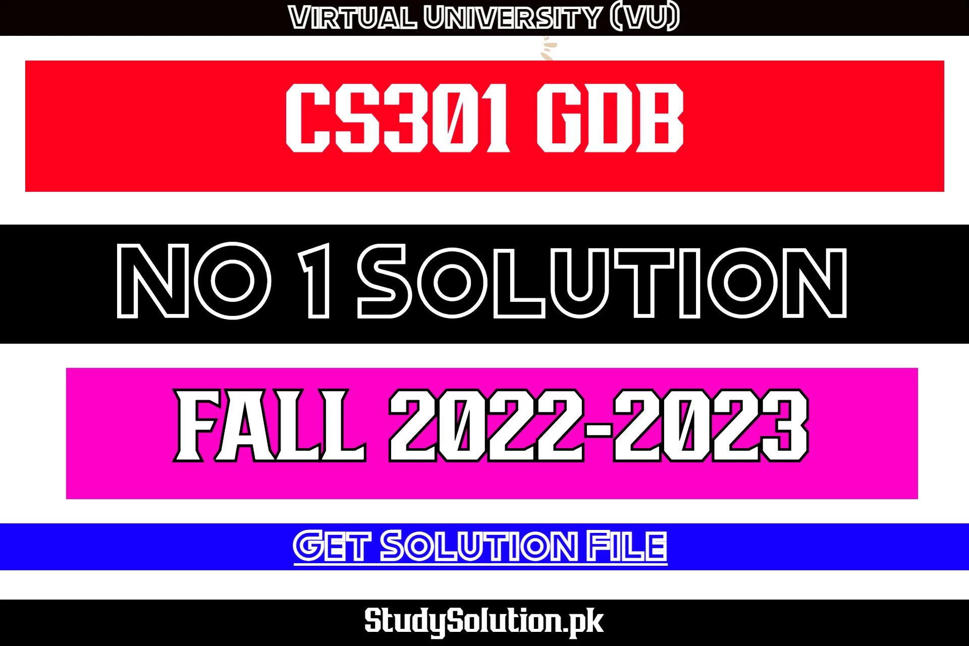 CS301 GDB No 1 Solution Fall 2022