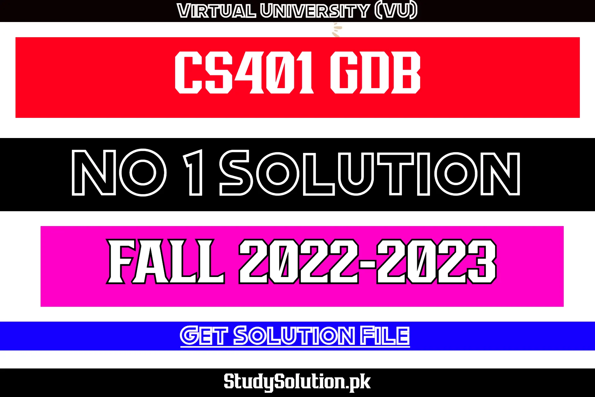 CS401 GDB No 1 Solution Fall 2022