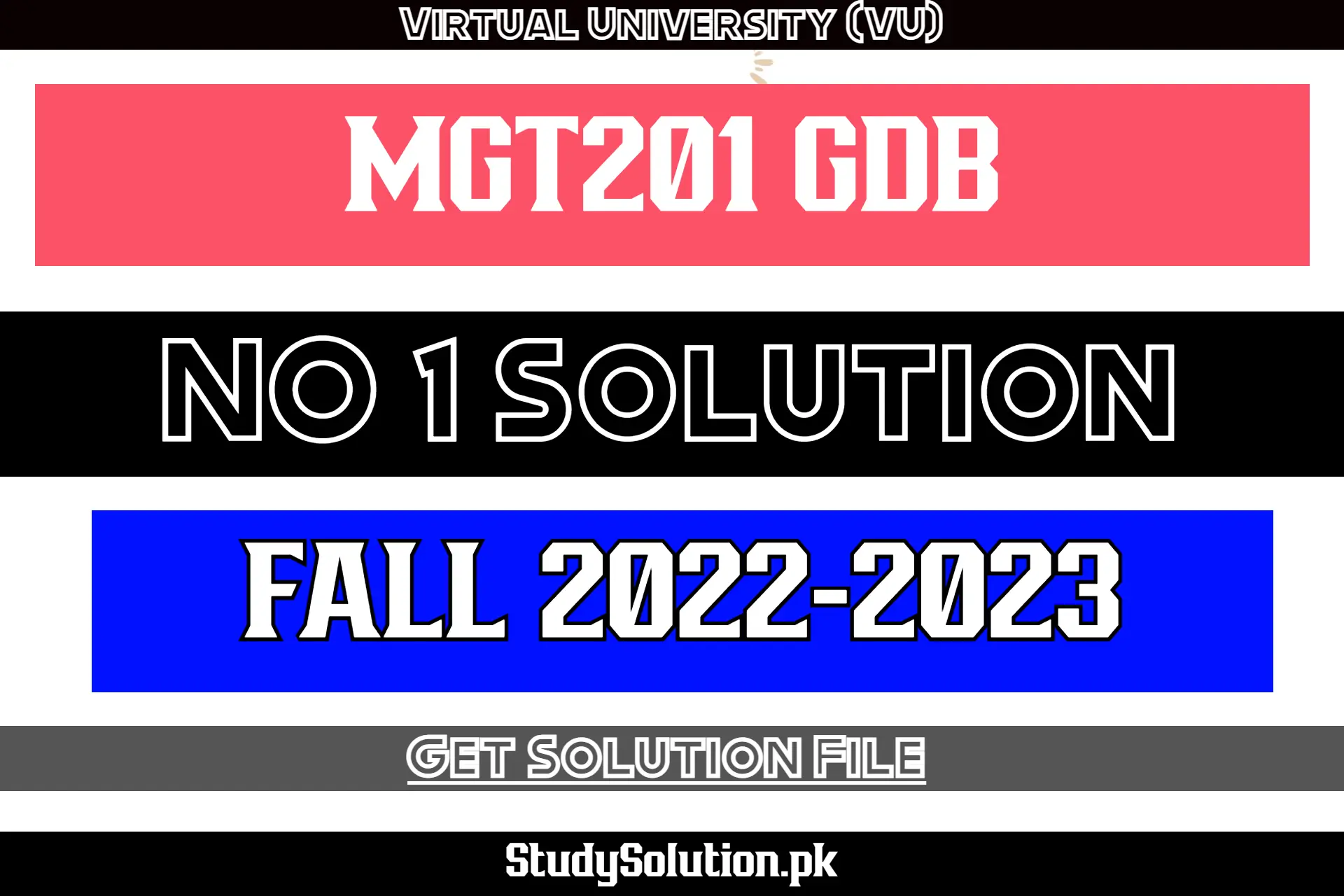 MGT201 GDB No 1 Solution Fall 2022