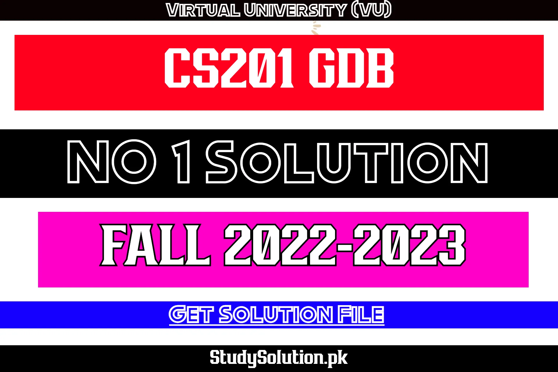 CS201 GDB No 1 Solution Fall 2022