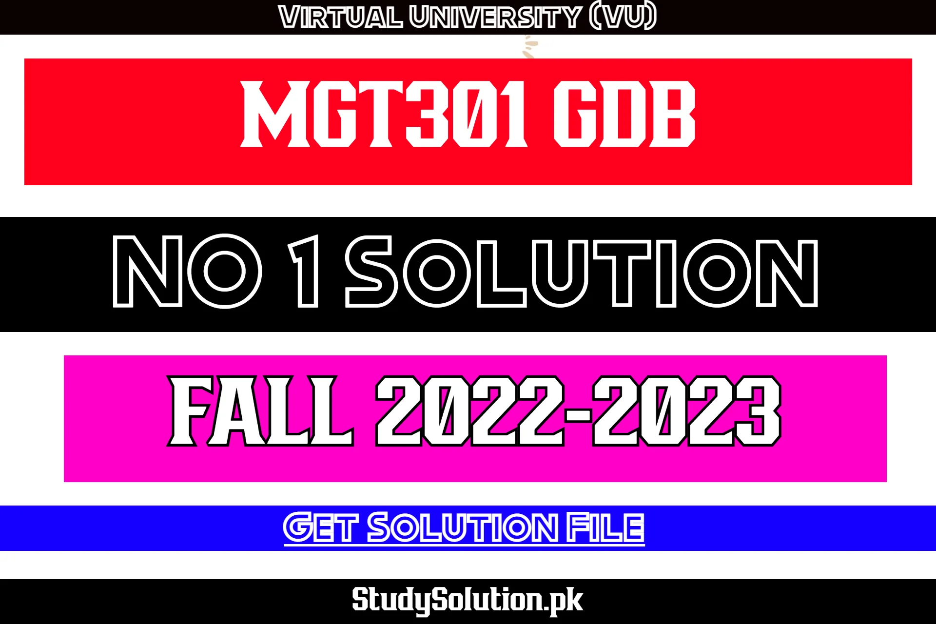 MGT301 GDB No 1 Solution Fall 2022