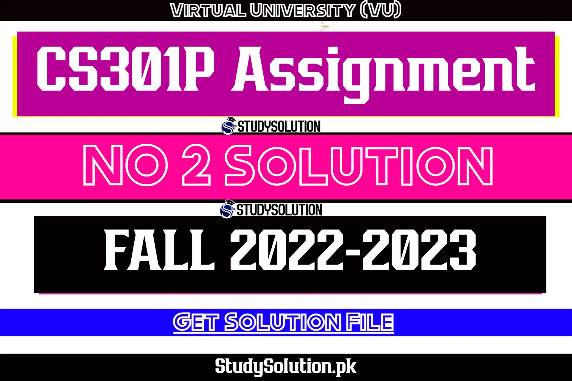 CS301P Assignment No 2 Solution Fall 2022