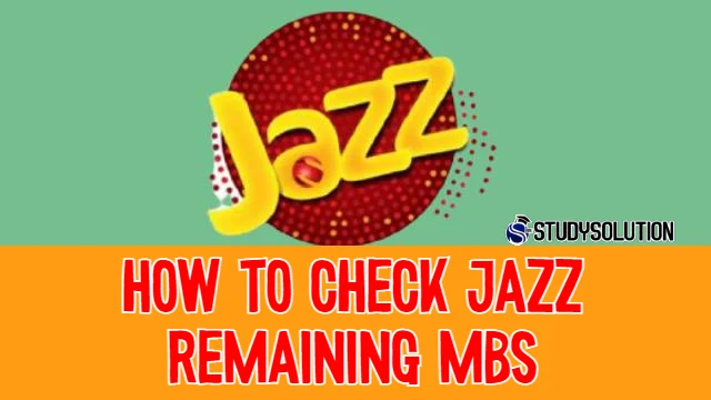 How To Check Jazz Remaining MBs