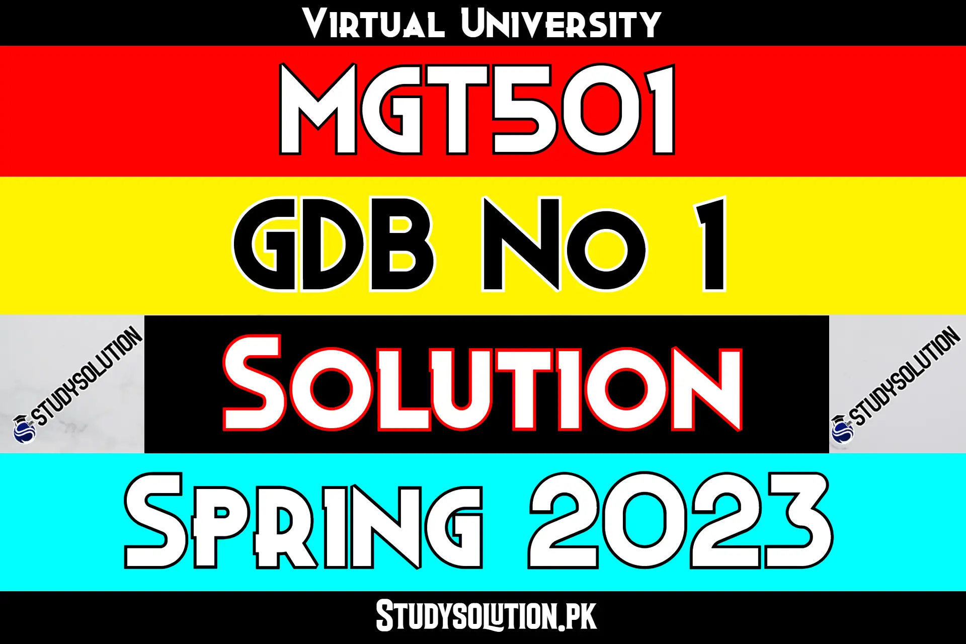 MGT501 GDB No 1 Solution Spring 2023