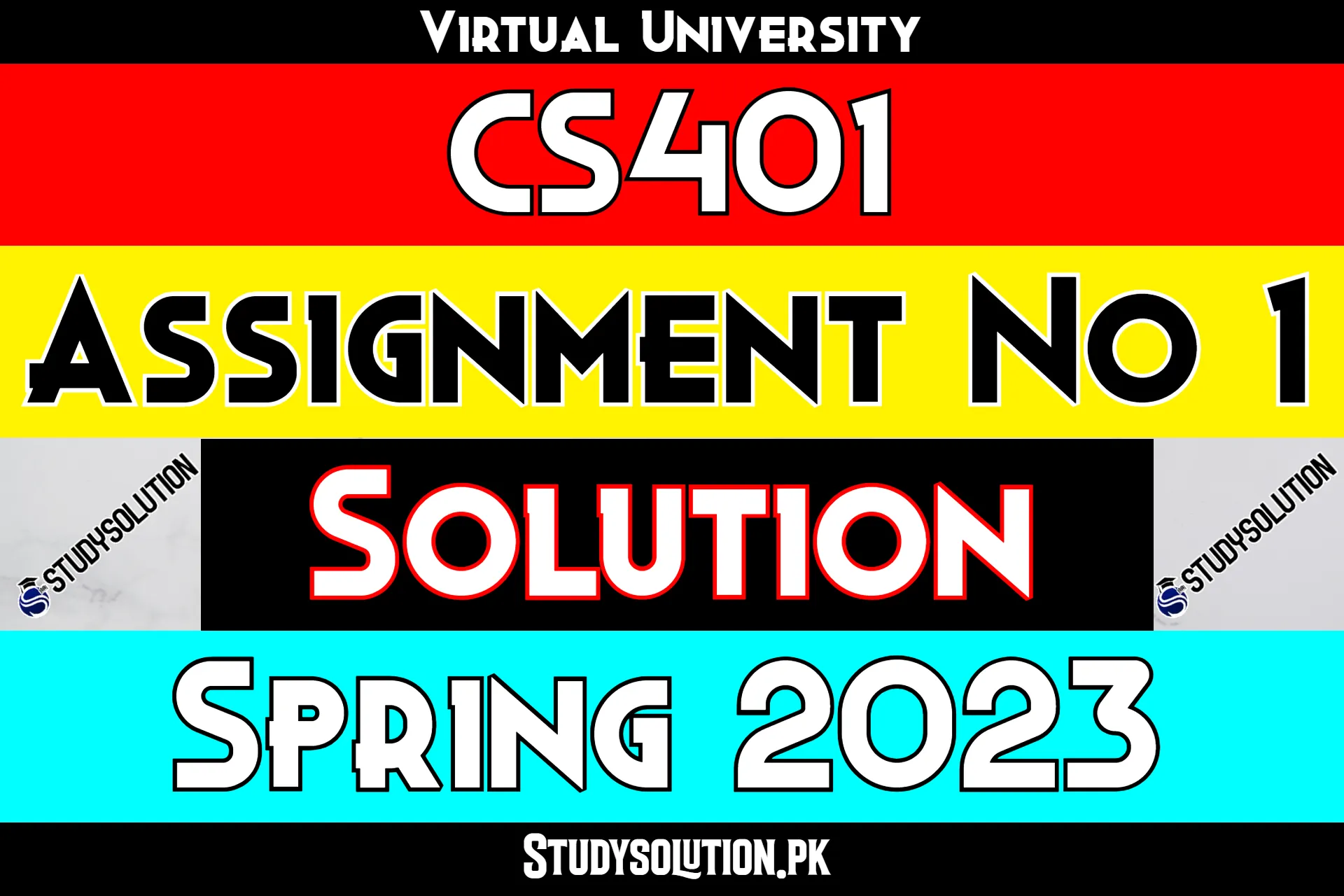 CS401 Assignment No 1 Solution Spring 202