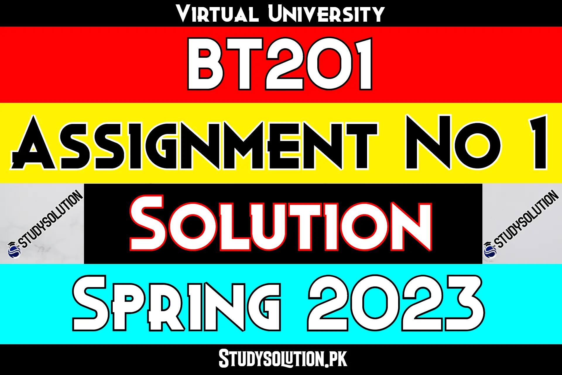 BT201 Assignment No 1 Solution Spring 2023