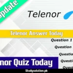 Telenor Quiz Today