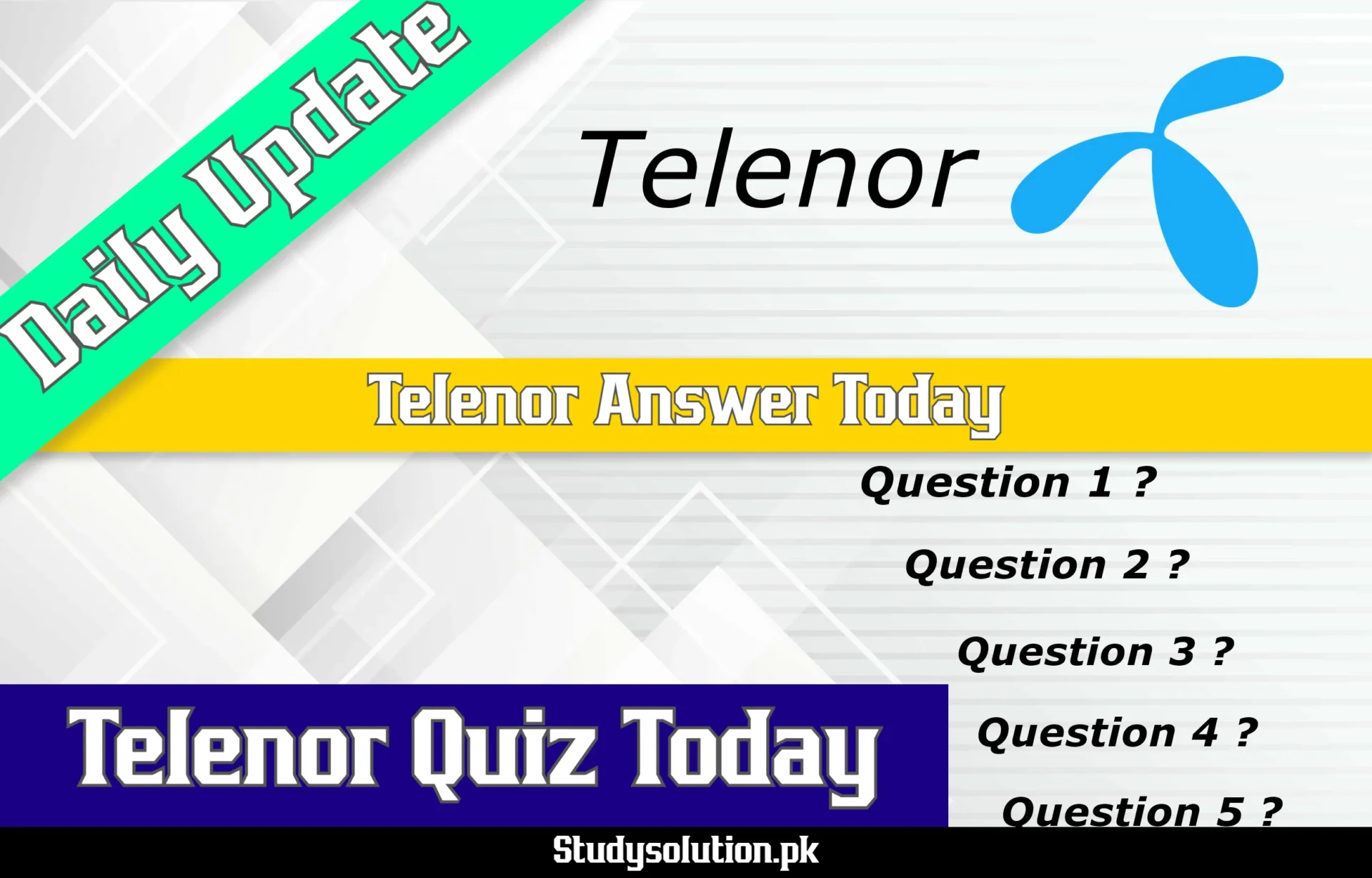 Telenor Quiz Today