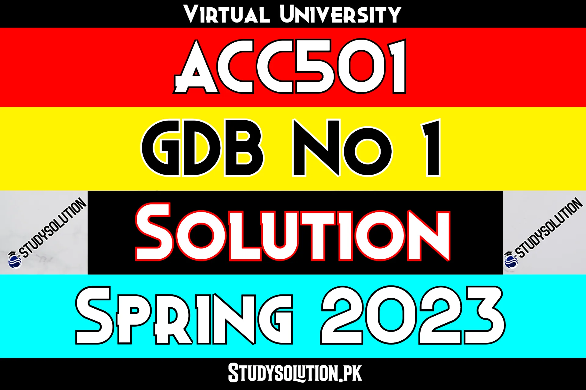 ACC501 GDB No 1 Solution Spring 2023