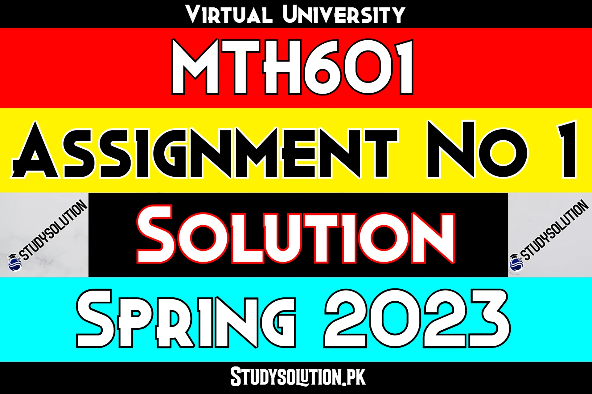 MTH601 Assignment No 1 Solution Spring 2023