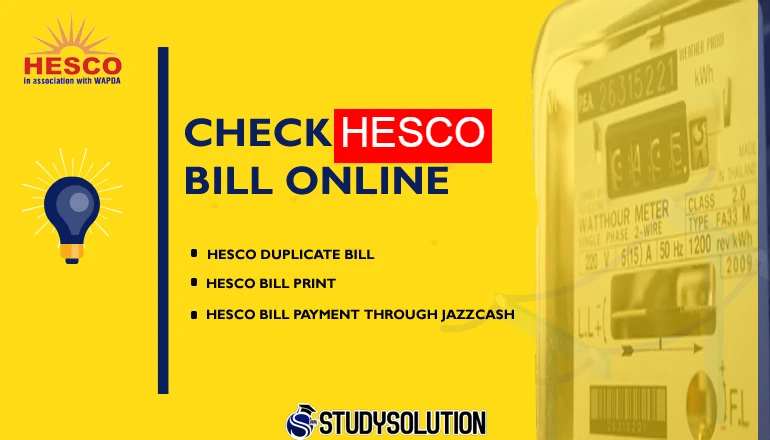 HESCO Online Bill Checker