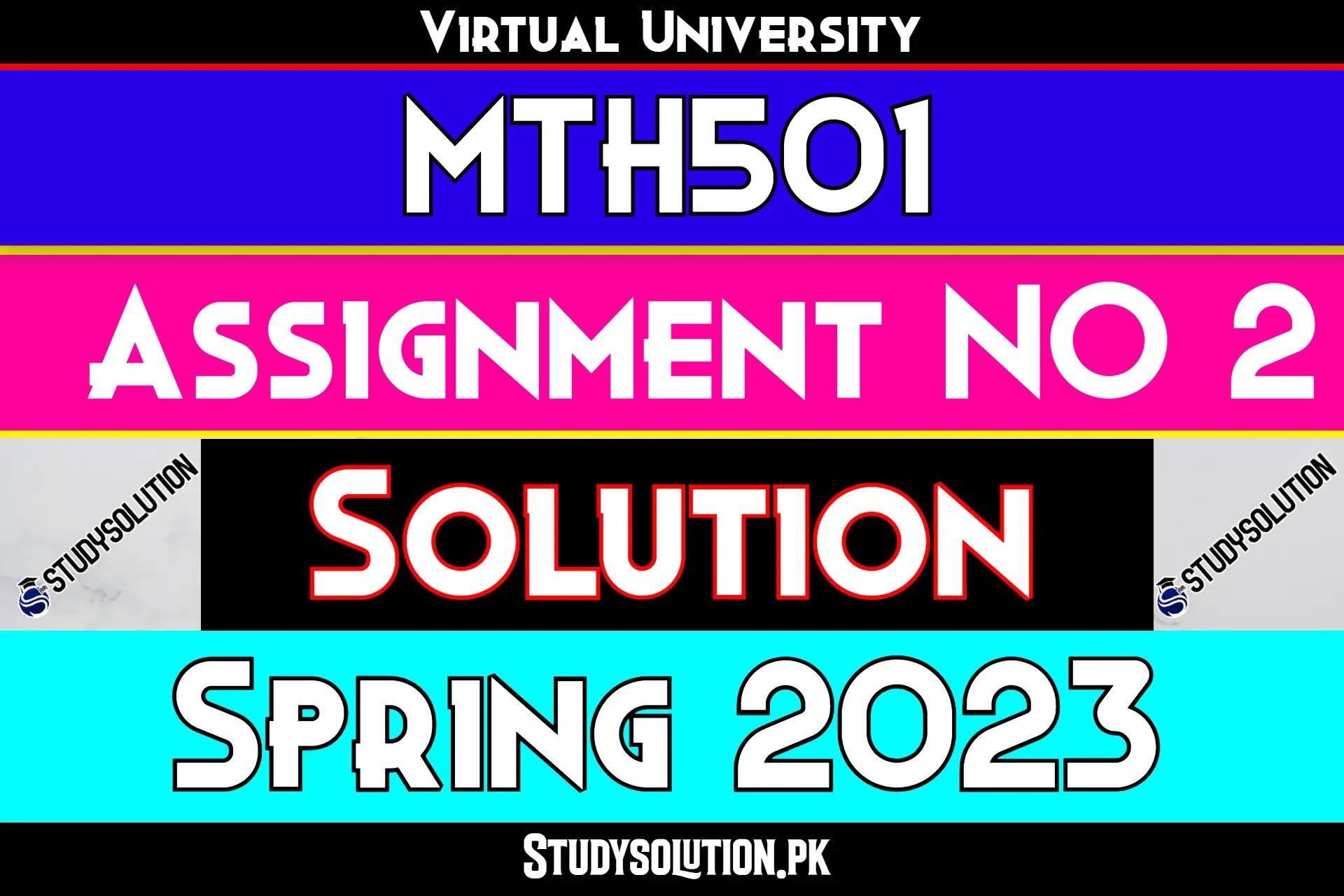 MTH501 Assignment No 2 Solution Spring 2023 