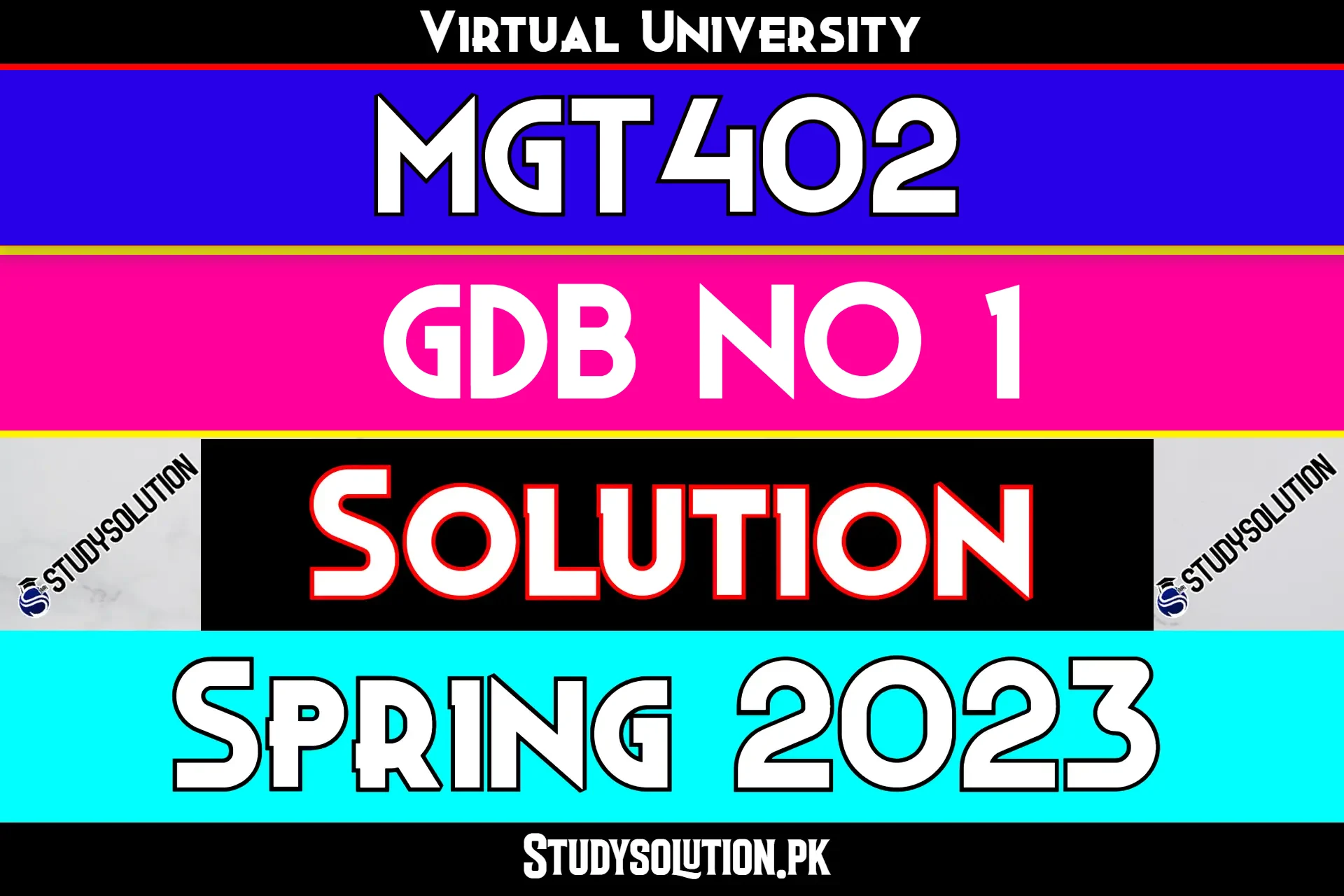 MGT402 GDB No 1 Solution Spring 2023