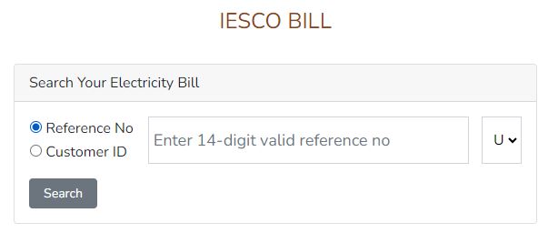 IESCO bill online check