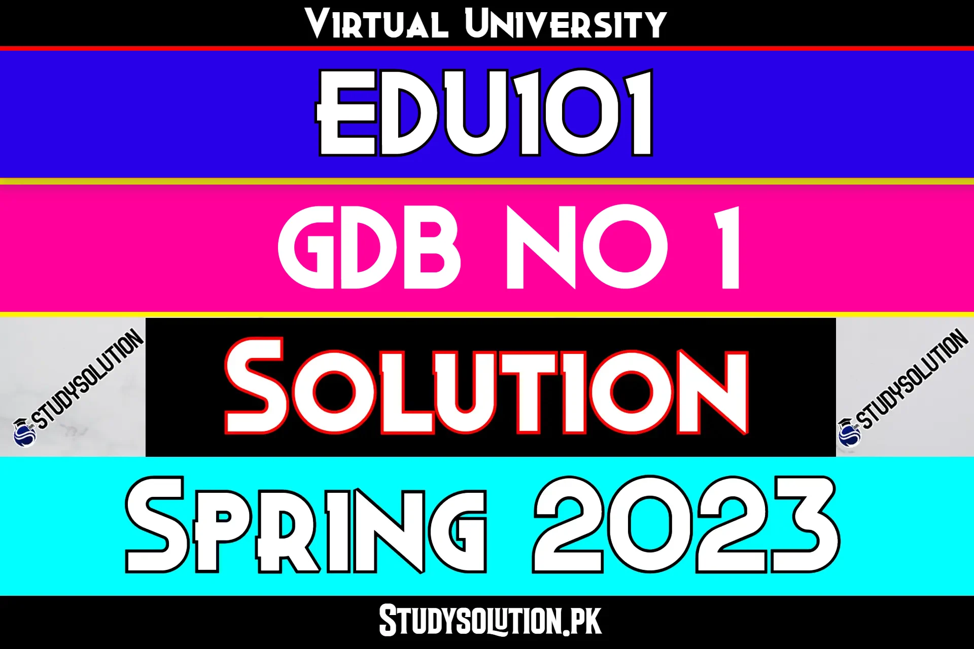 EDU101 GDB No 1 Solution Spring 2023