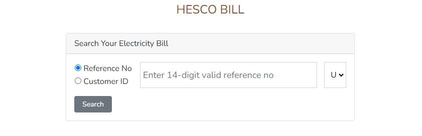 Hesco bill chek
