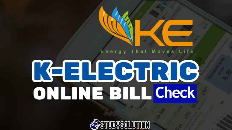 K-Electric Bill Online Check