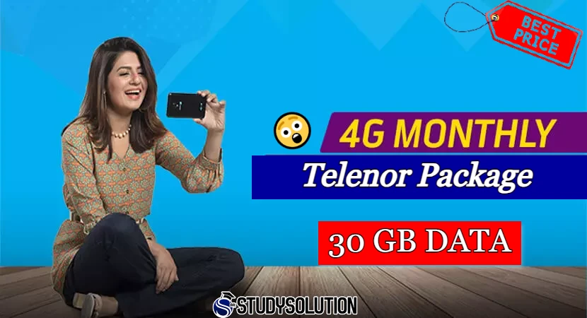 Telenor Monthly Internet Package 30 GB