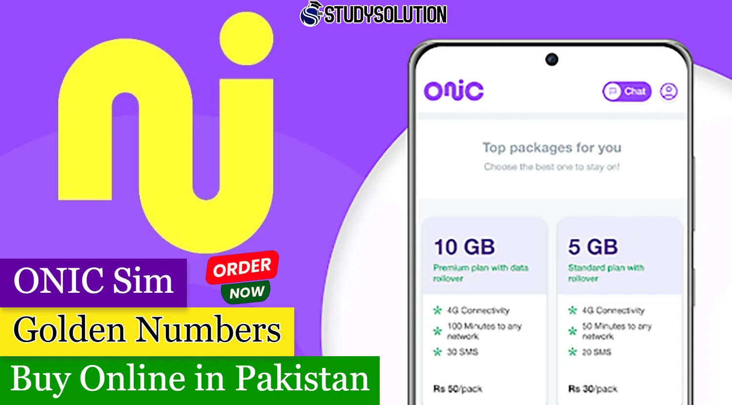 ONIC Sim Golden Numbers Buy Online in Pakistan
