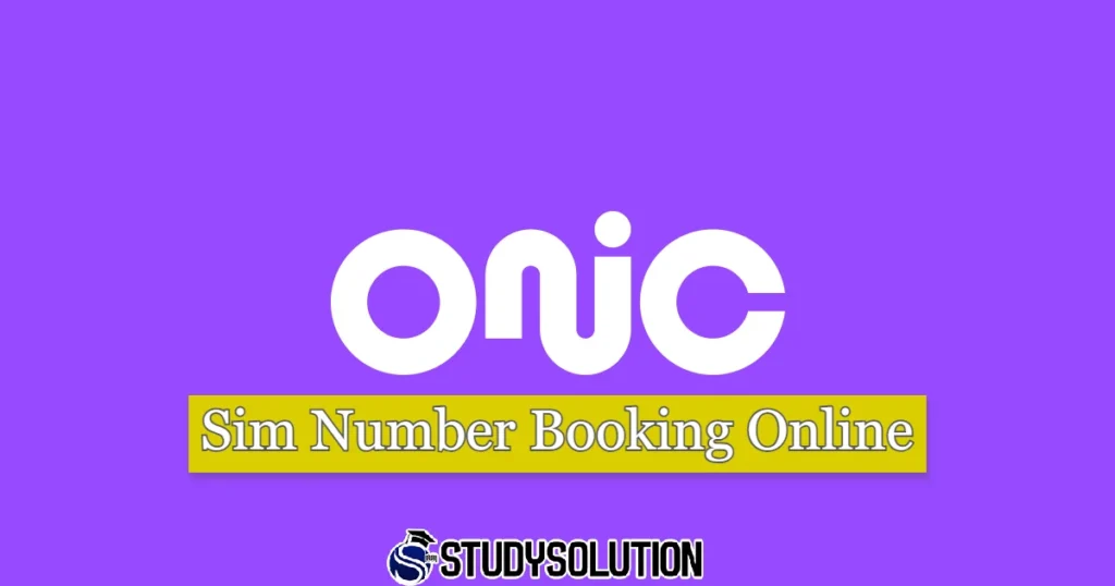 ONIC Sim Number Booking Online