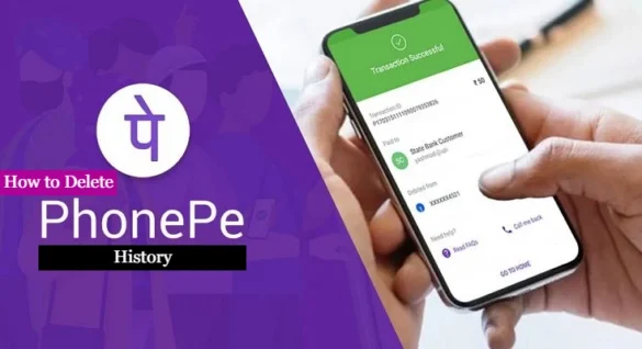 How to Delete Phonepe History