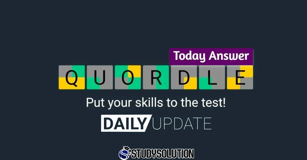 Quordle Answer Today