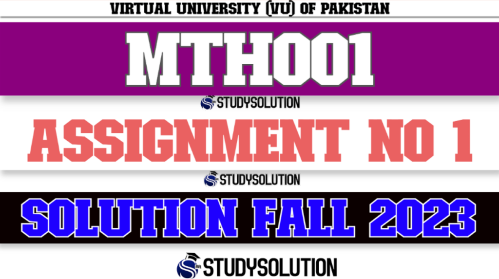 mth001 assignment no 2 solution 2023