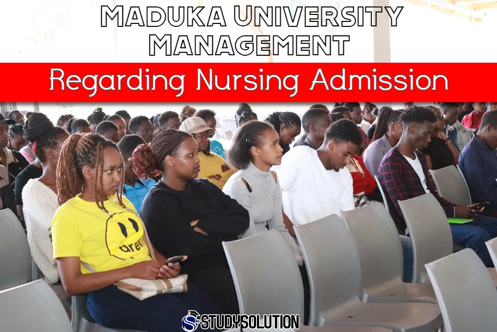 Official Message from Maduka University Management Regarding Nursing Admission