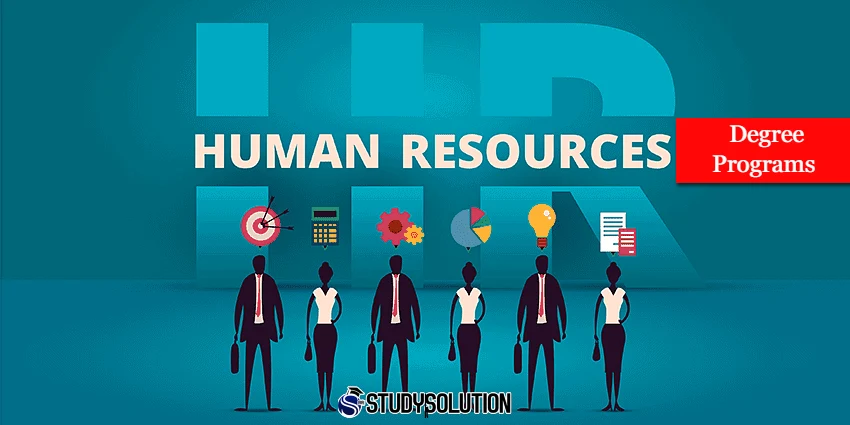 A group of people learn about that how to get Online Human Resources Degree