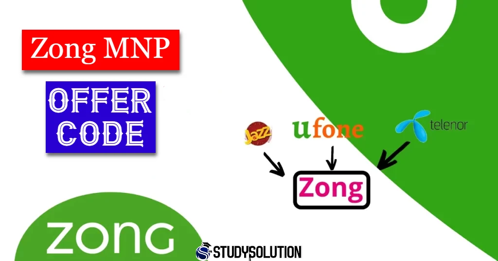 Convert your any network into zong through  Zong MNP Offer services.