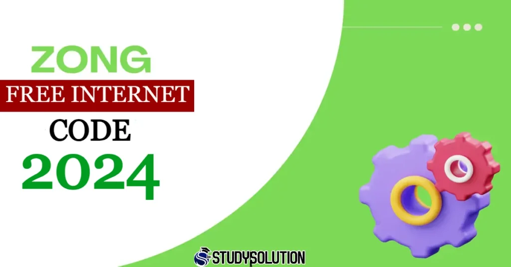 Get free methods of Zong Free Internet Code Today and get the free unlimited mbs