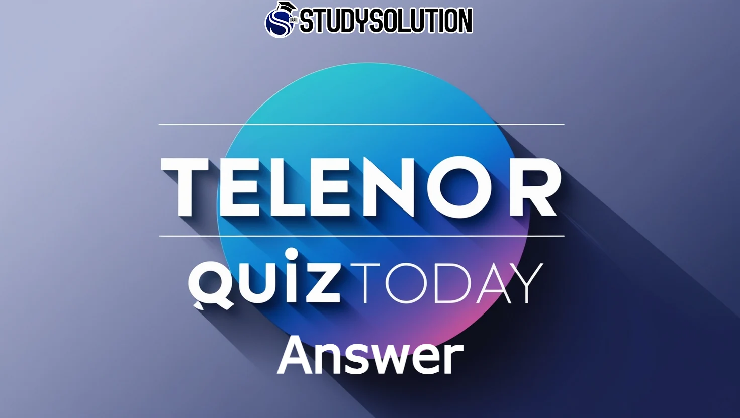 Telenor Quiz Today My Telenor Answer Today 