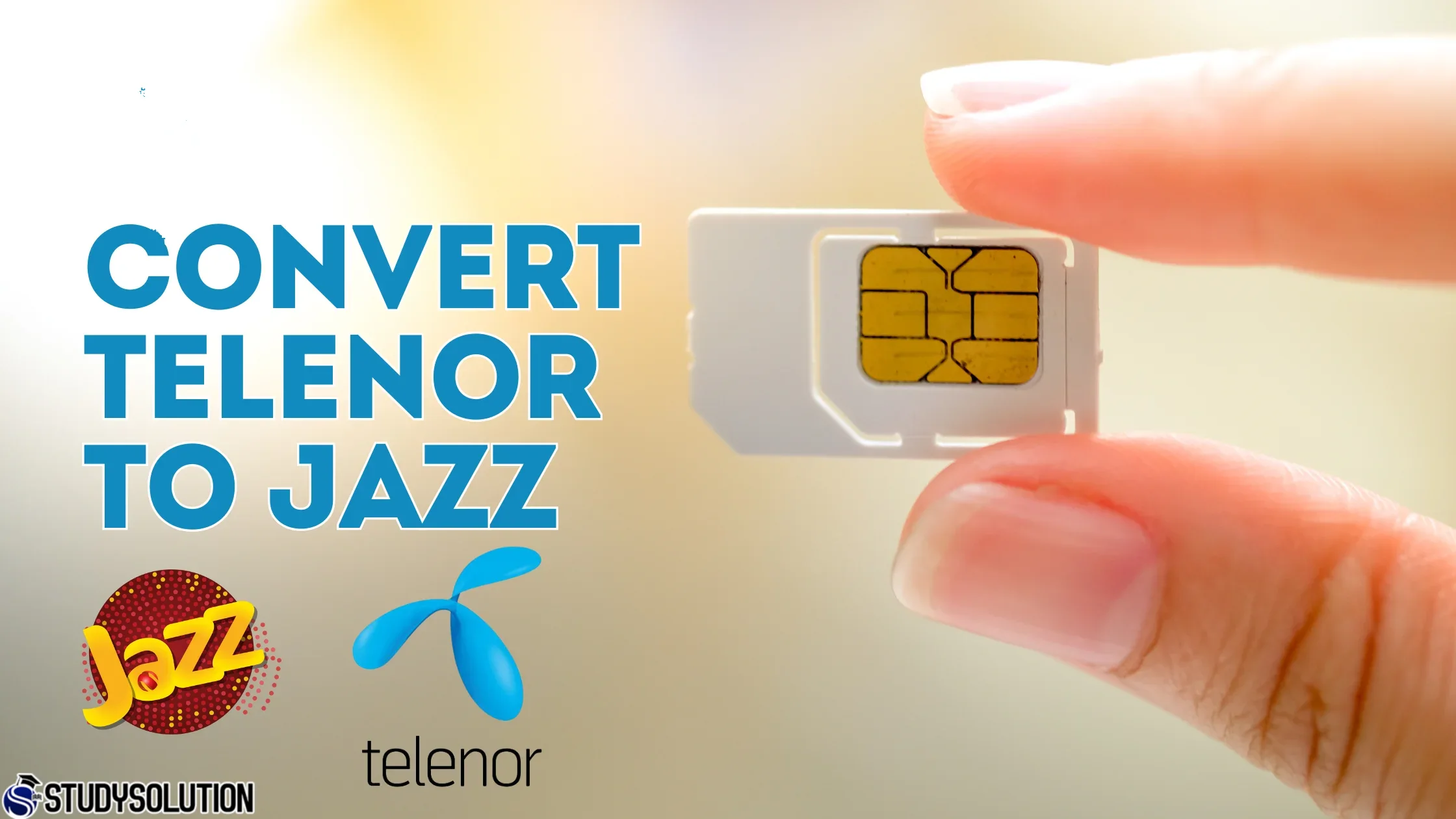 How To Convert Telenor Sim To Jazz